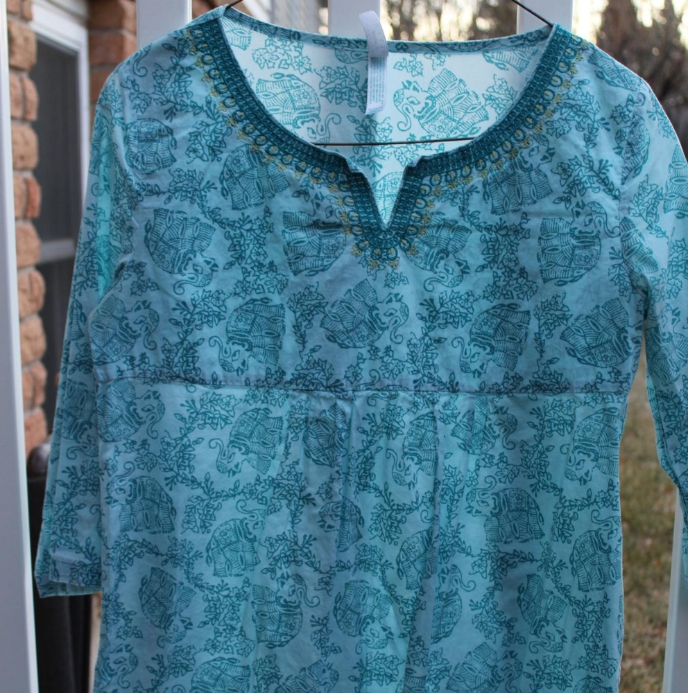 Calypso Elbow Length Blouse